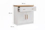Hanah Home Vita Bohem Cómoda Blanca